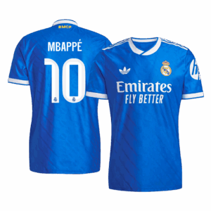 MBAPPÉ #10 Real Madrid Third Away Authentic Soccer Jersey 2025/26