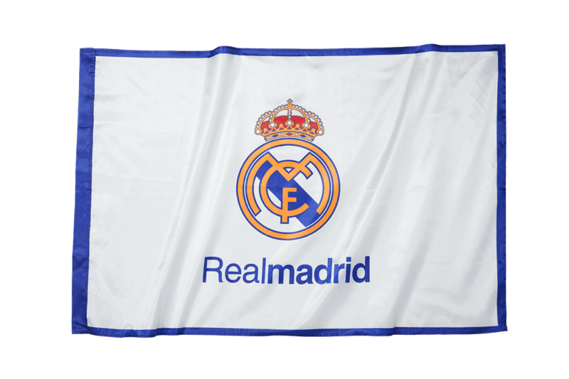 Real Madrid Team Flag White