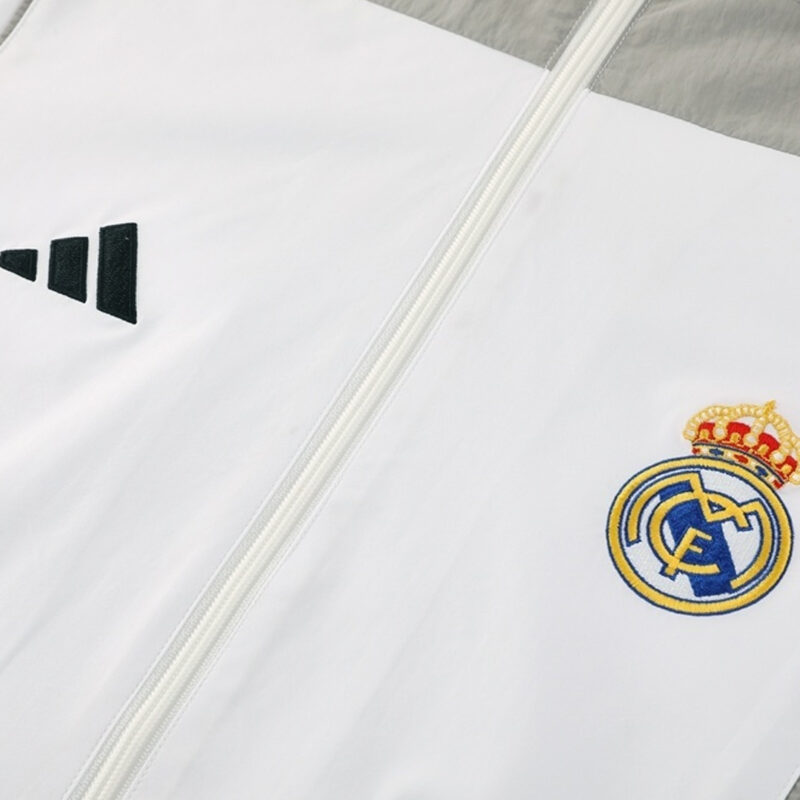 25/26 Real Madrid Windbreaker Jacket White