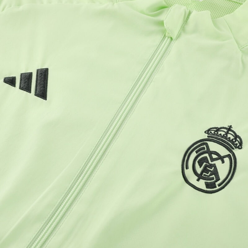 25/26 Real Madrid Windbreaker Jacket Green