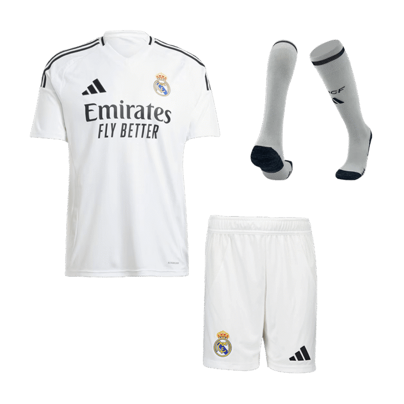 Real Madrid Home Jerseys Full Kit 2024/25