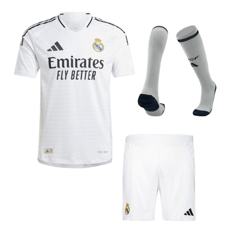 Real Madrid Home Authentic Jerseys Full Kit 2024/25