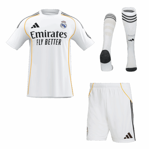 Real Madrid Home Jerseys Full Kit 2025/26