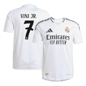 VINI JR. #7 Real Madrid Home Authentic Soccer Jersey 2024/25