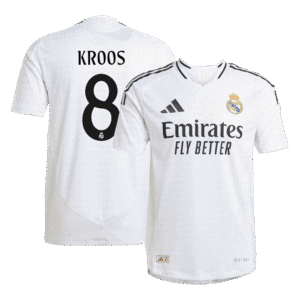 KROOS #8 Real Madrid Home Authentic Soccer Jersey 2024/25