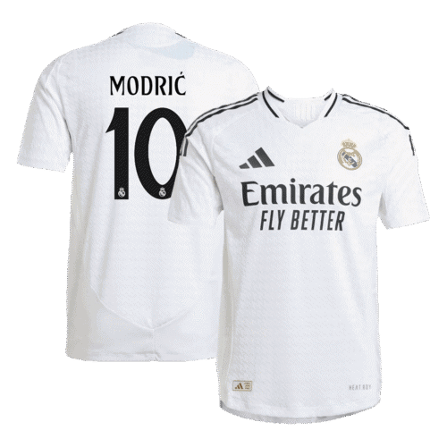 MODRIĆ #10 Real Madrid Home Authentic Soccer Jersey 2024/25