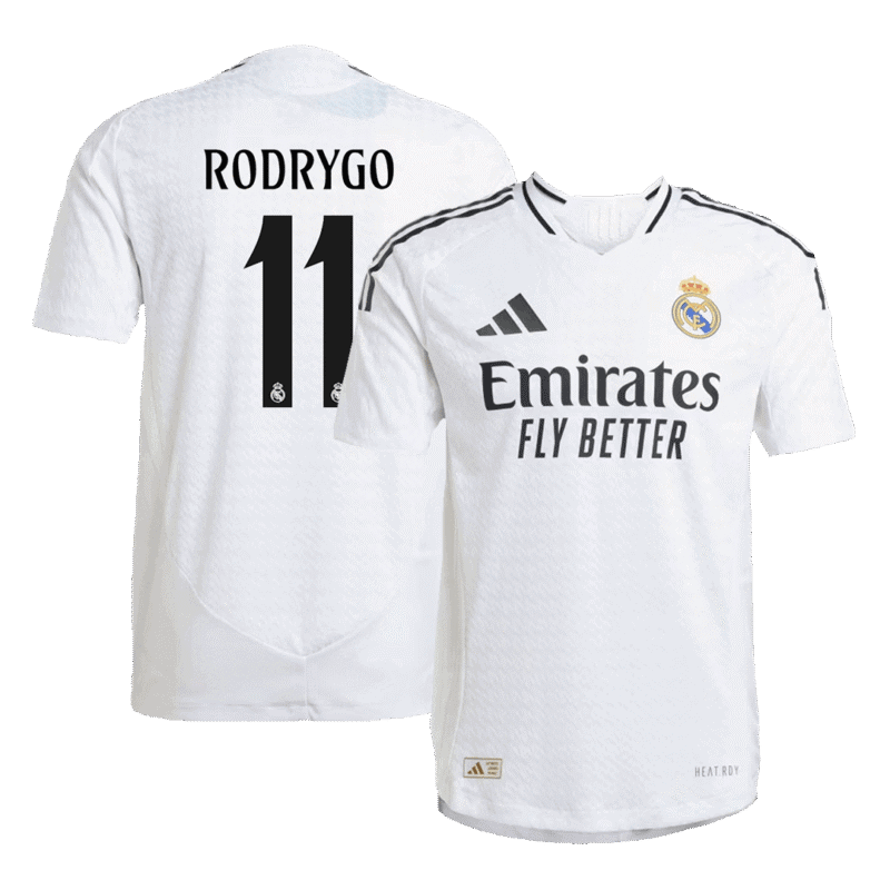 RODRYGO #11 Real Madrid Home Authentic Soccer Jersey 2024/25