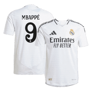 MBAPPÉ #9 Real Madrid Home Authentic Soccer Jersey 2024/25