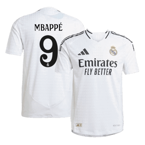 MBAPPÉ #9 Real Madrid Home Authentic Soccer Jersey 2024/25