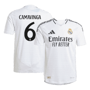 CAMAVINGA #6 Real Madrid Home Authentic Soccer Jersey 2024/25