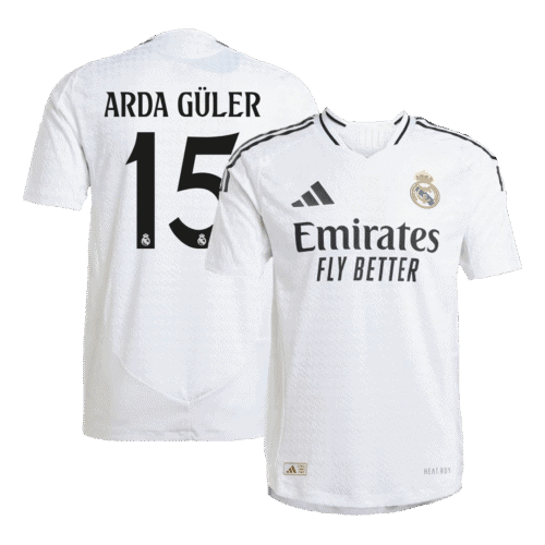 ARDA GÜLER #15 Real Madrid Home Authentic Soccer Jersey 2024/25