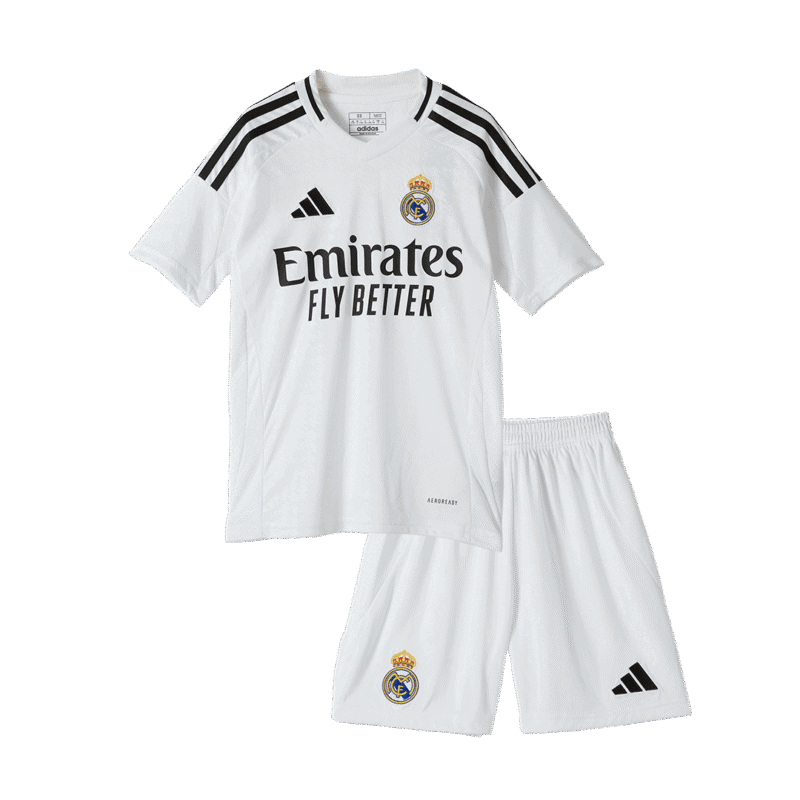 BELLINGHAM #5 Real Madrid Home Kids Soccer Jerseys Kit 2024/25
