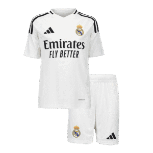 MBAPPÉ #9 Real Madrid Home Kids Soccer Jerseys Kit 2024/25
