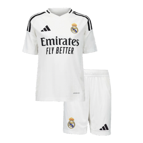 Real Madrid Home Kids Soccer Jerseys Kit 2024/25
