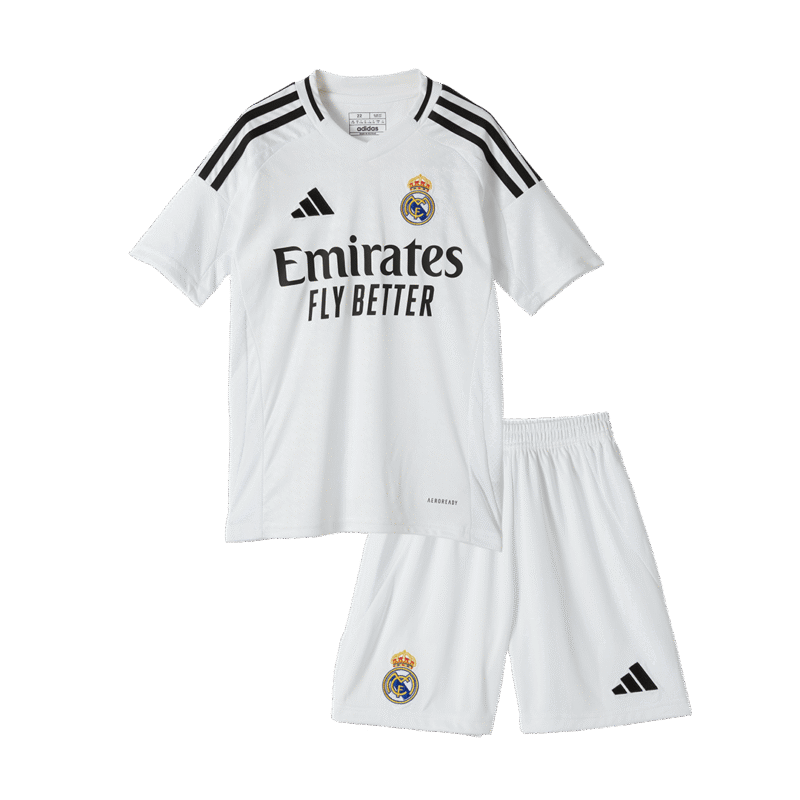 Real Madrid Home Kids Soccer Jerseys Kit 2024/25