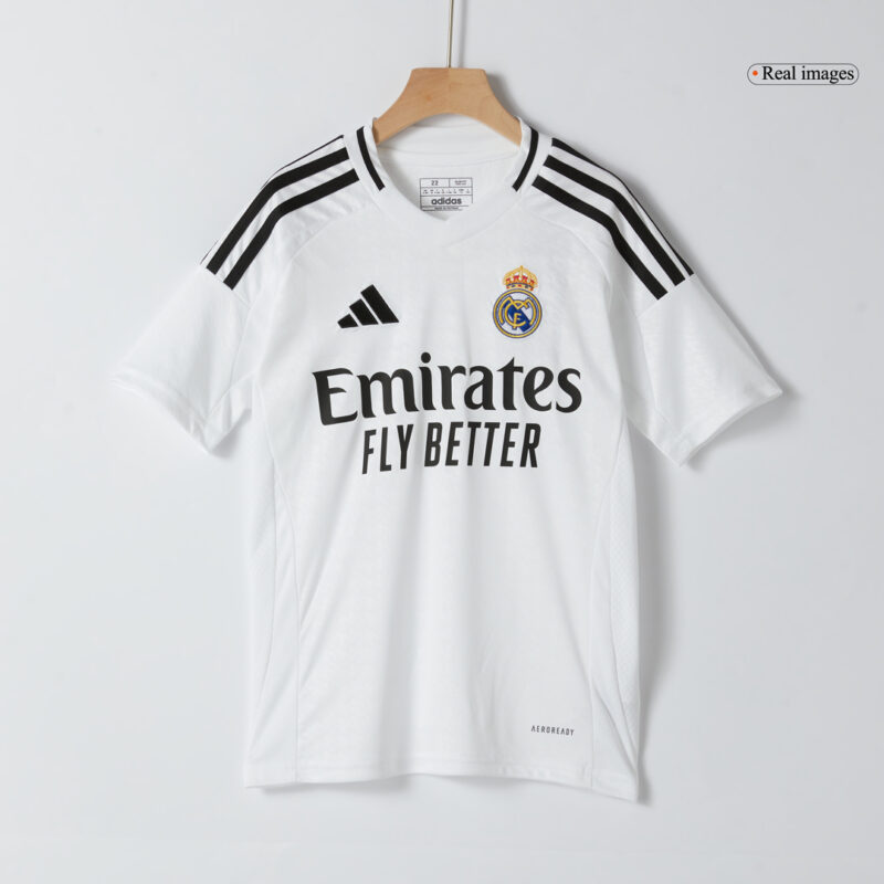 Real Madrid Home Kids Soccer Jerseys Kit 2024/25