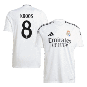 KROOS #8 Real Madrid Home Soccer Jersey 2024/25