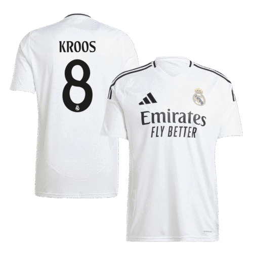 KROOS #8 Real Madrid Home Soccer Jersey 2024/25