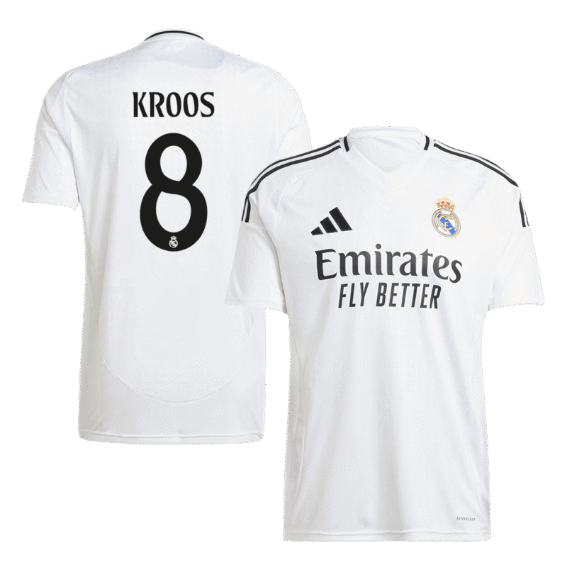KROOS #8 Real Madrid Home Soccer Jersey 2024/25