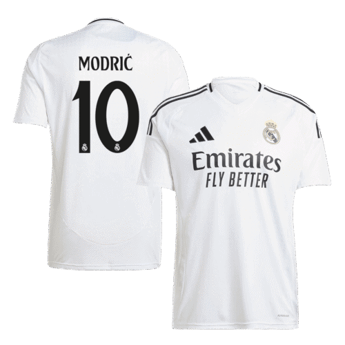 MODRIĆ #10 Real Madrid Home Soccer Jersey 2024/25