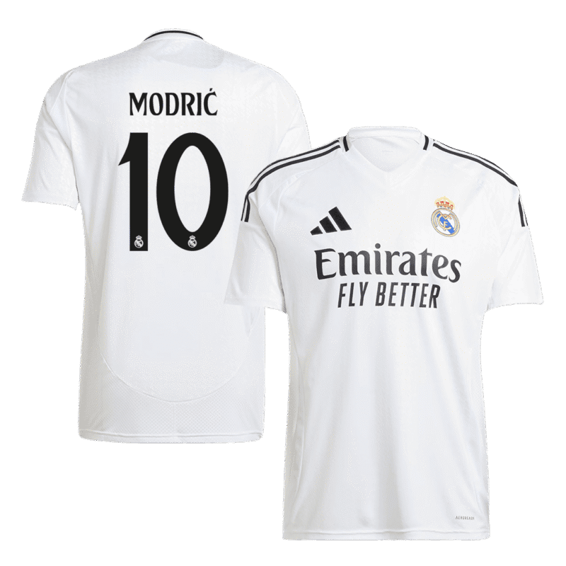 MODRIĆ #10 Real Madrid Home Soccer Jersey 2024/25
