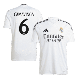 CAMAVINGA #6 Real Madrid Home Soccer Jersey 2024/25