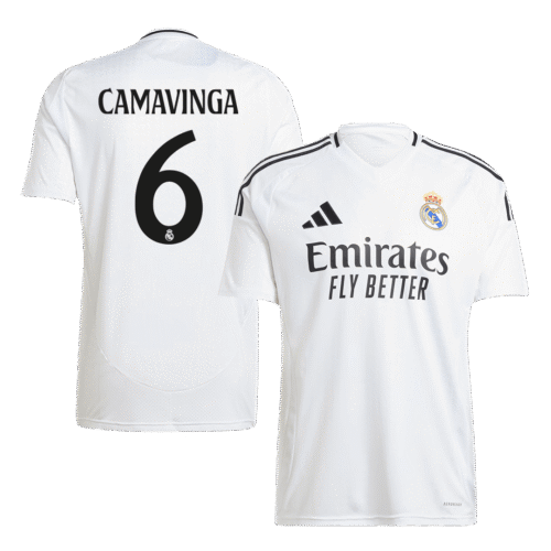 CAMAVINGA #6 Real Madrid Home Soccer Jersey 2024/25