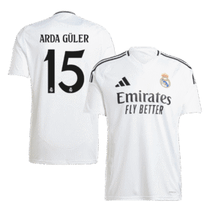 ARDA GÜLER #15 Real Madrid Home Soccer Jersey 2024/25