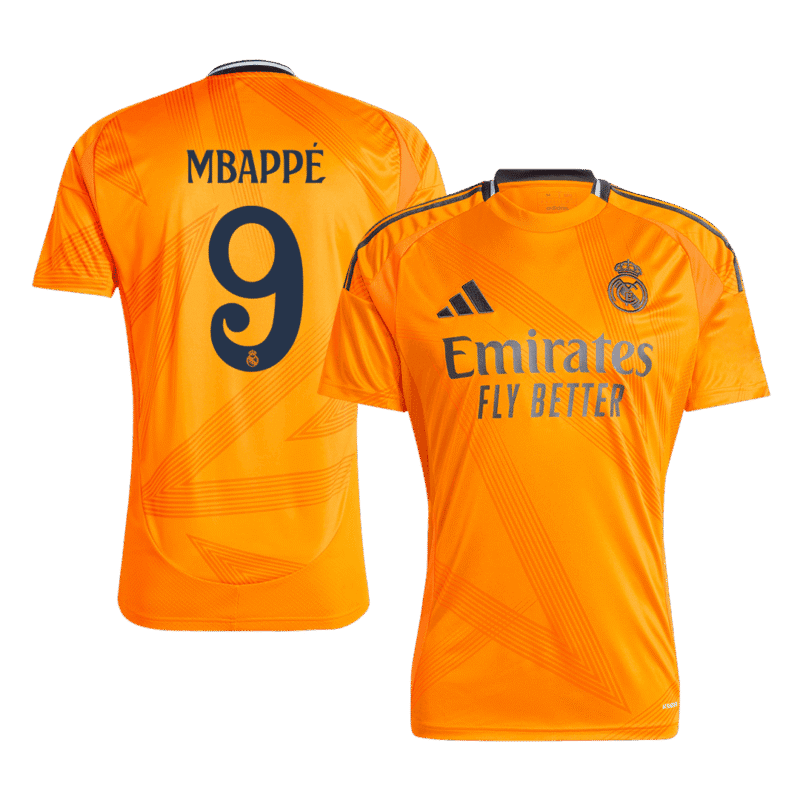 MBAPPÉ #9 Real Madrid Away Soccer Jersey 2024/25