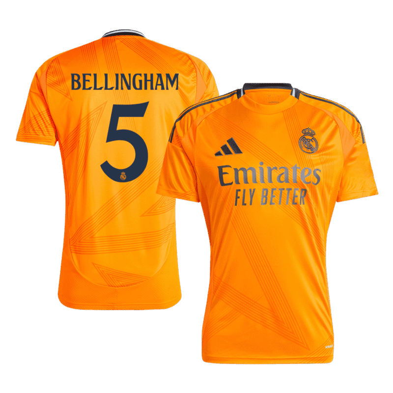 BELLINGHAM #5 Real Madrid Away Soccer Jersey 2024/25