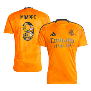 MBAPPÉ #9 Real Madrid Away Soccer Jersey 2024/25 - Bear Champ Font