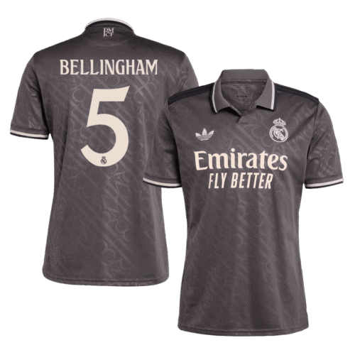 BELLINGHAM #5 Real Madrid Third Away Soccer Jersey 2024/25