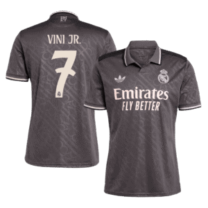 VINI JR. #7 Real Madrid Third Away Soccer Jersey 2024/25