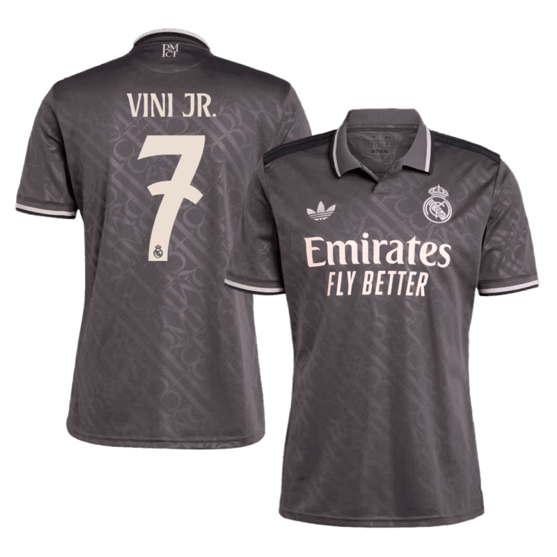 VINI JR. #7 Real Madrid Third Away Soccer Jersey 2024/25