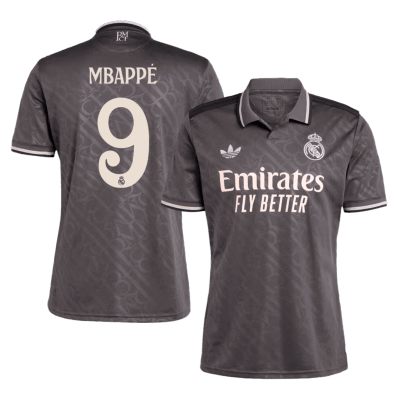 MBAPPÉ #9 Real Madrid Third Away Soccer Jersey 2024/25