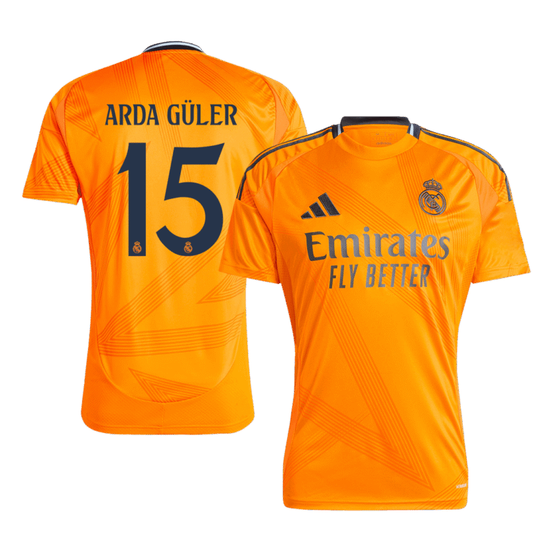 ARDA GÜLER #15 Real Madrid Away Soccer Jersey 2024/25