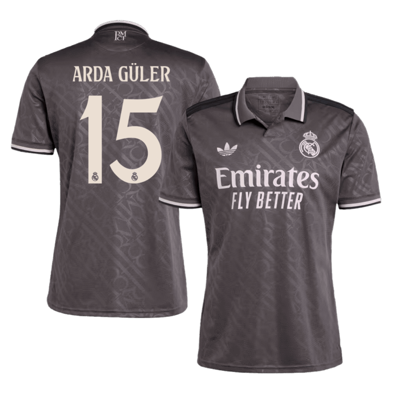 ARDA GÜLER #15 Real Madrid Third Away Soccer Jersey 2024/25