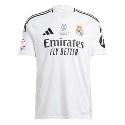 Real Madrid Home Soccer Jersey 2024/25 - Copa del Rey Final