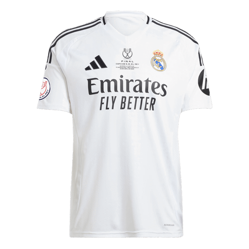 Real Madrid Home Soccer Jersey 2024/25 - Copa del Rey Final