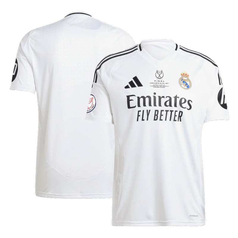 Real Madrid Home Soccer Jersey 2024/25 - Copa del Rey Final