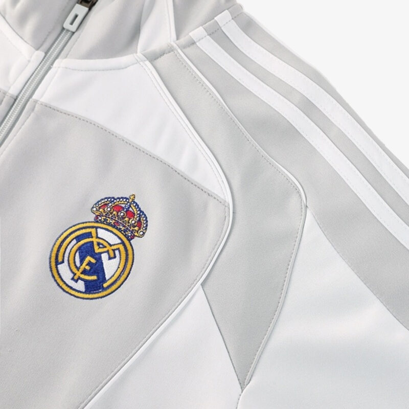 Real Madrid Home Track Jacket 2025/26 - Gray