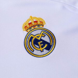 Kid's Real Madrid Zipper Sweatshirt Kit(Top+Pants) 25/26 White