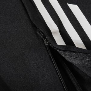 Kid's Real Madrid Zipper Sweatshirt Kit(Top+Pants) 25/26 Black