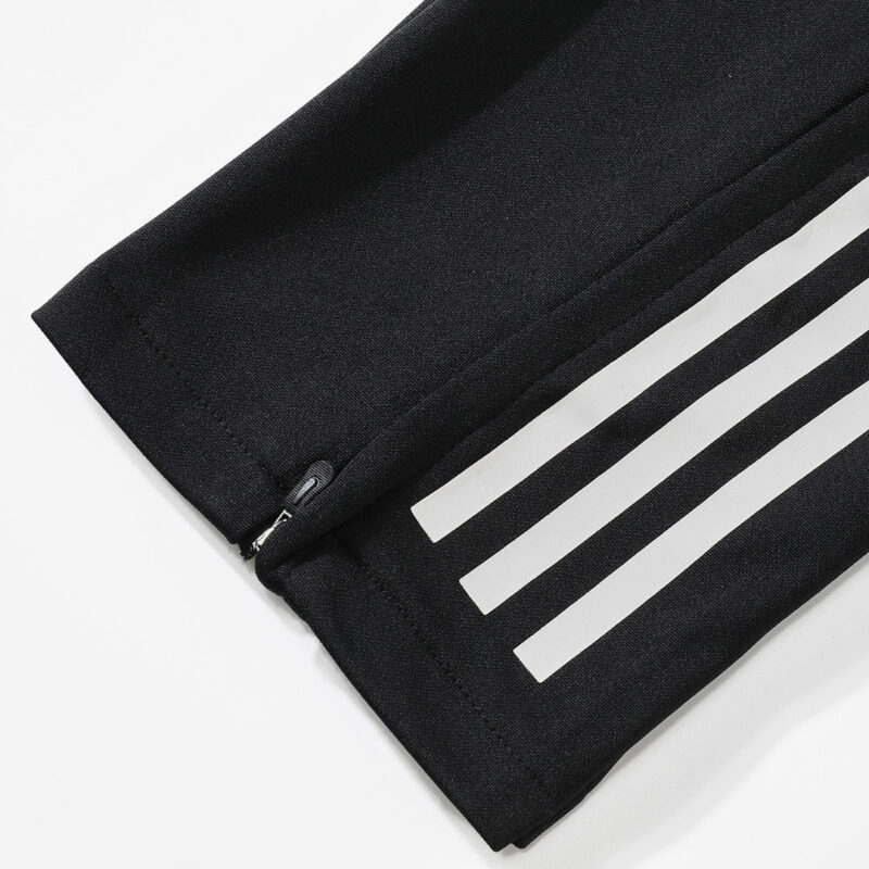 Kid's Real Madrid Zipper Sweatshirt Kit(Top+Pants) 25/26 Black