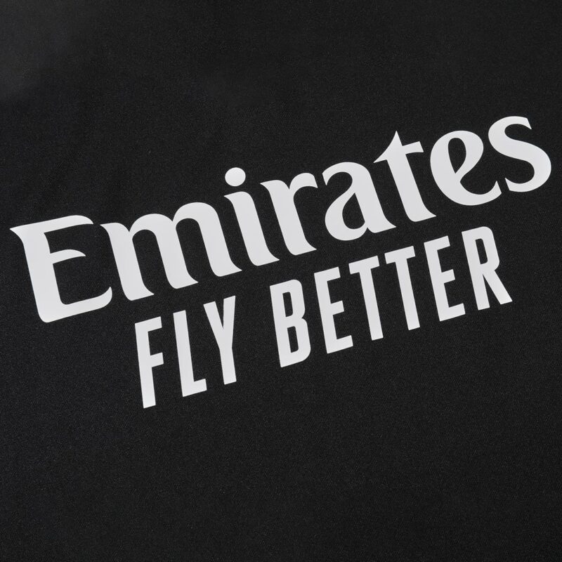 Kid's Real Madrid Zipper Sweatshirt Kit(Top+Pants) 25/26 Black