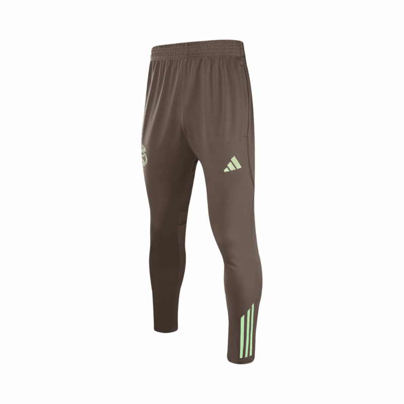 Kid's Real Madrid Zipper Sweatshirt Kit(Top+Pants) 25/26 Green