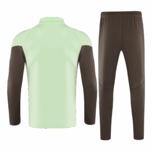 Kid's Real Madrid Zipper Sweatshirt Kit(Top+Pants) 25/26 Green