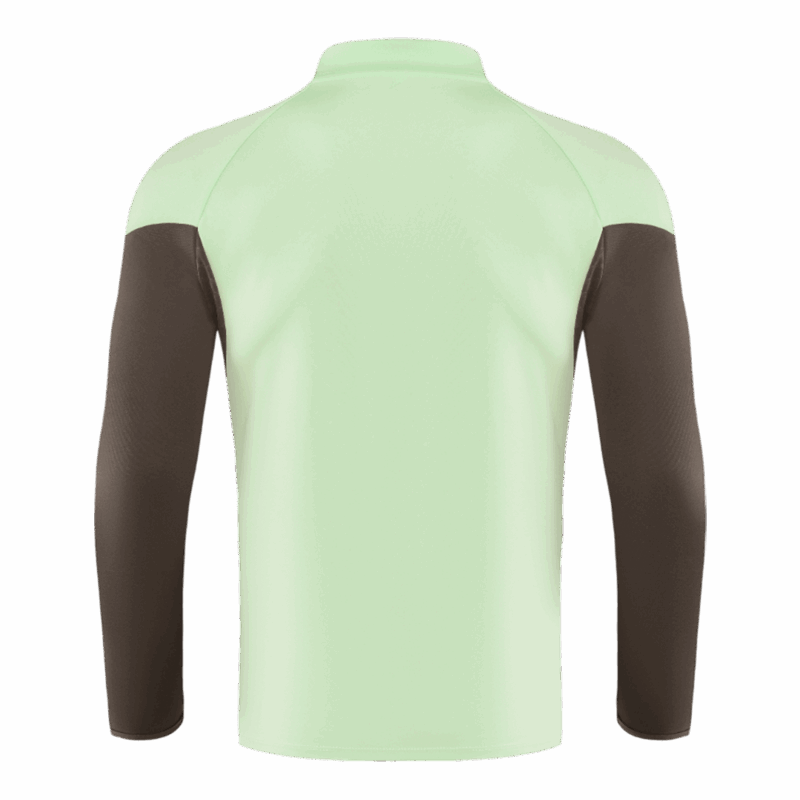 Kid's Real Madrid Zipper Sweatshirt Kit(Top+Pants) 25/26 Green