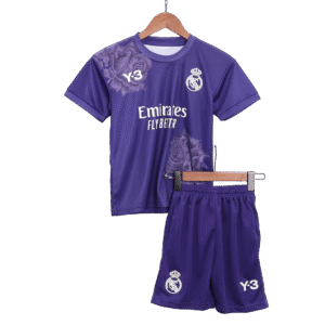 Real Madrid Fourth Away Kids Soccer Jerseys Kit 2023/24