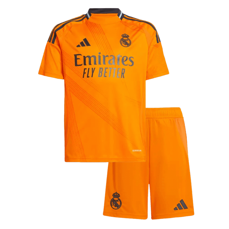 Real Madrid Away Kids Soccer Jerseys Kit 2024/25